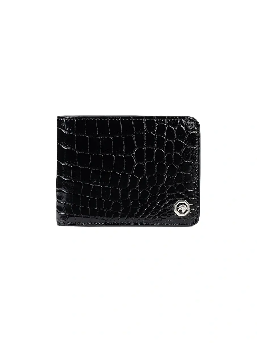 Stefano Ricci Men's Polished Bifold Wallet - Black | Image 1 Stefano Ricci Men's Polished Bifold Wallet - Black | Image 1