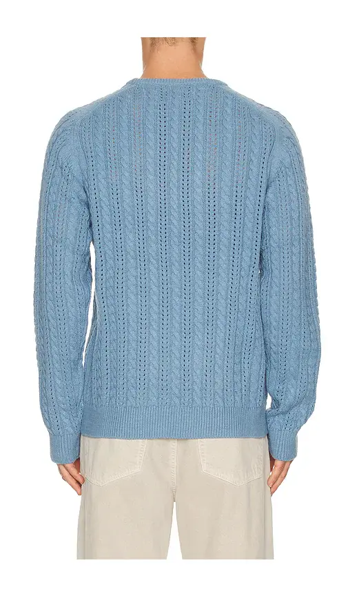 Rhythm Doheny Pointelle Crew Knit Sweater | Thumbnail 2