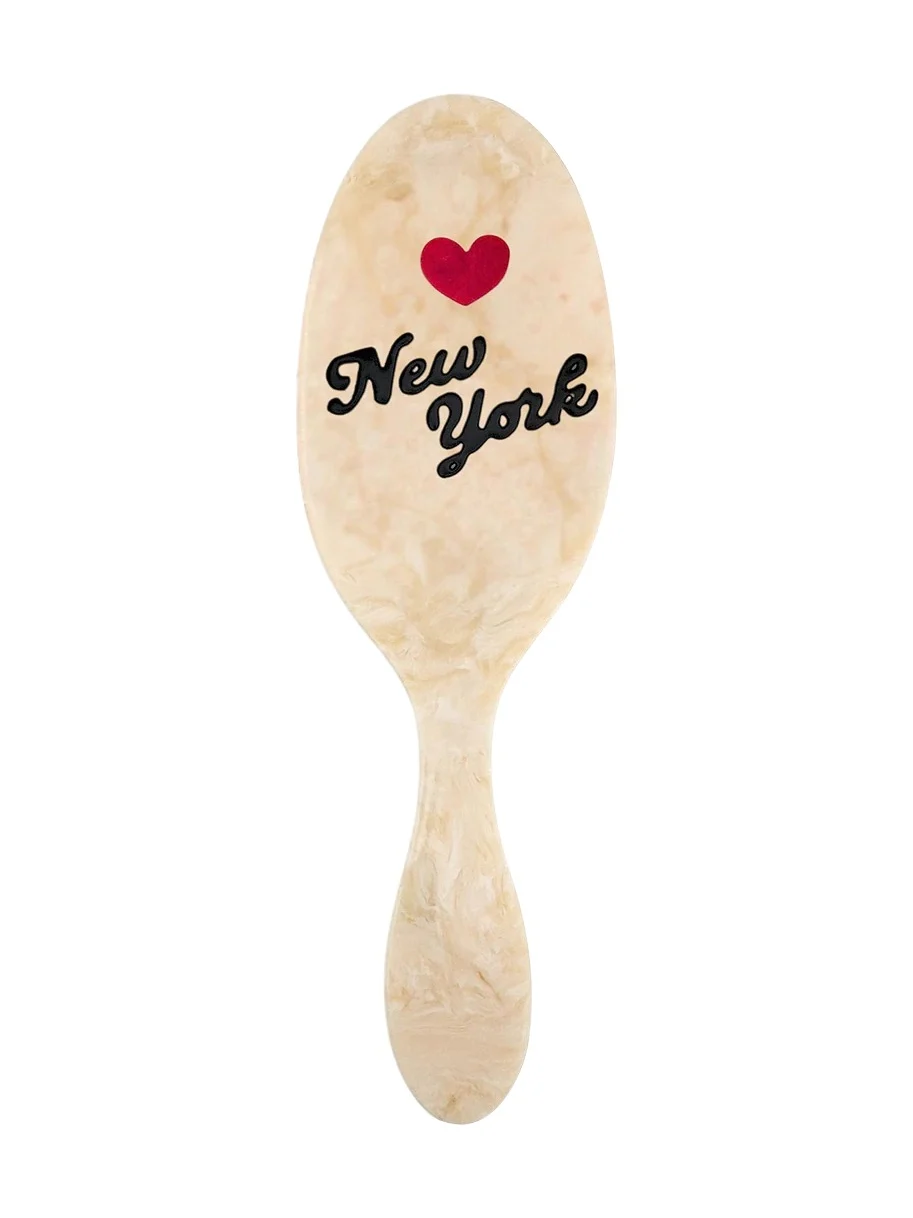 Hand-Painted I Love New York Amazing Hair Day Brush Hand-Painted I Love New York Amazing Hair Day Brush