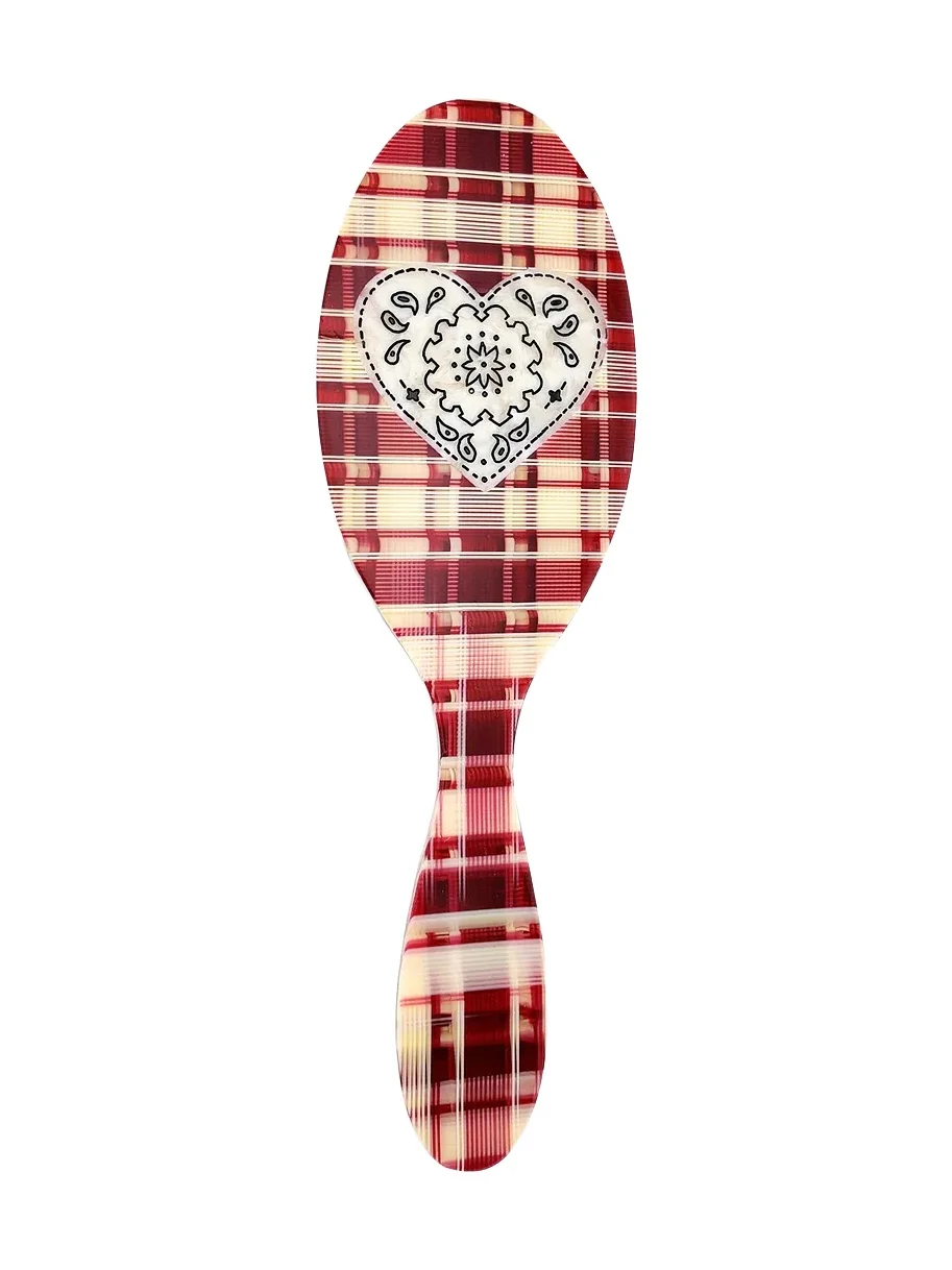 Hand-Painted Paisley Heart Amazing Hair Day Brush Hand-Painted Paisley Heart Amazing Hair Day Brush