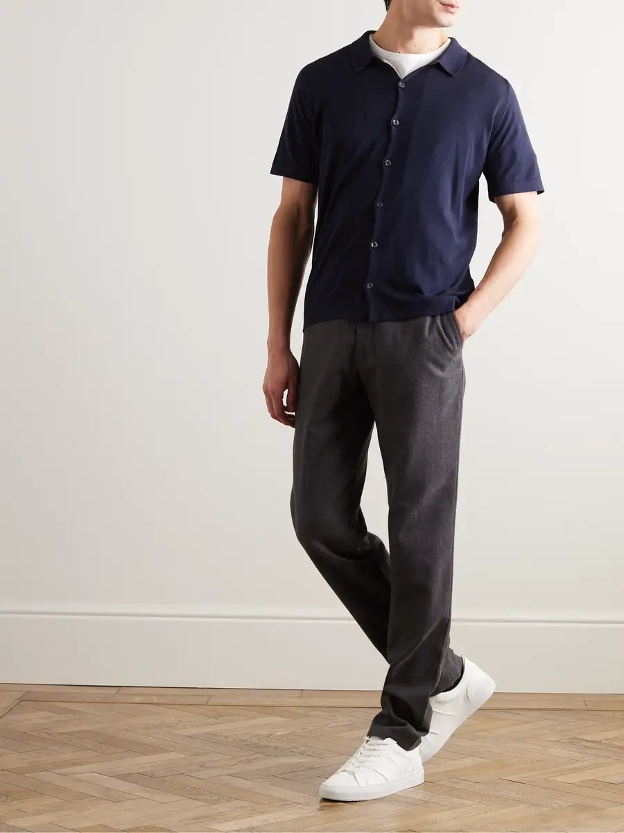 John Smedley Folke Sea Island Cotton Shirt - Men | Thumbnail 2 John Smedley Folke Sea Island Cotton Shirt - Men | Thumbnail 2