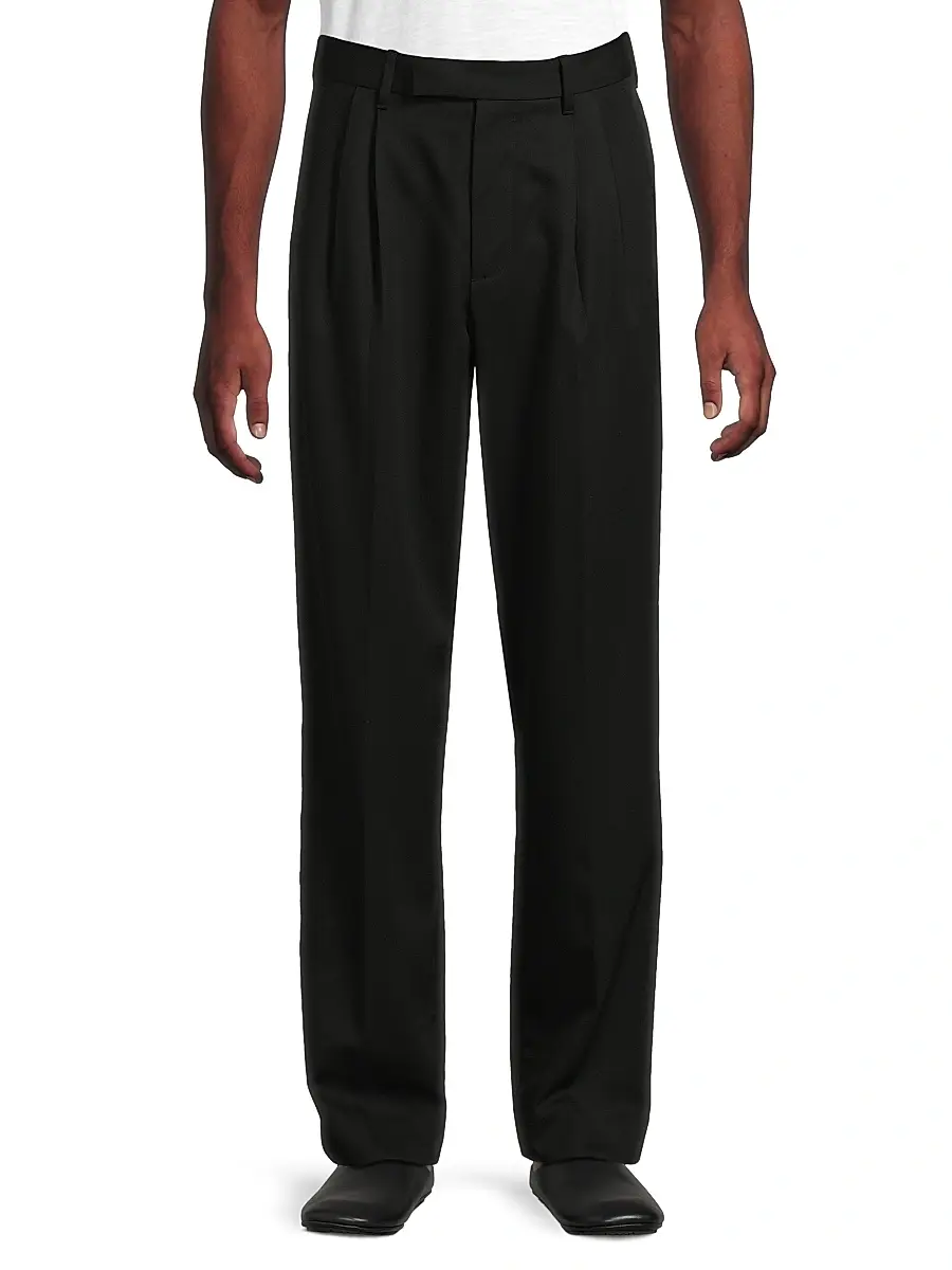 Vince Men's Double Pleated Suiting Trousers | Thumbnail 3 Vince Men's Double Pleated Suiting Trousers | Thumbnail 3