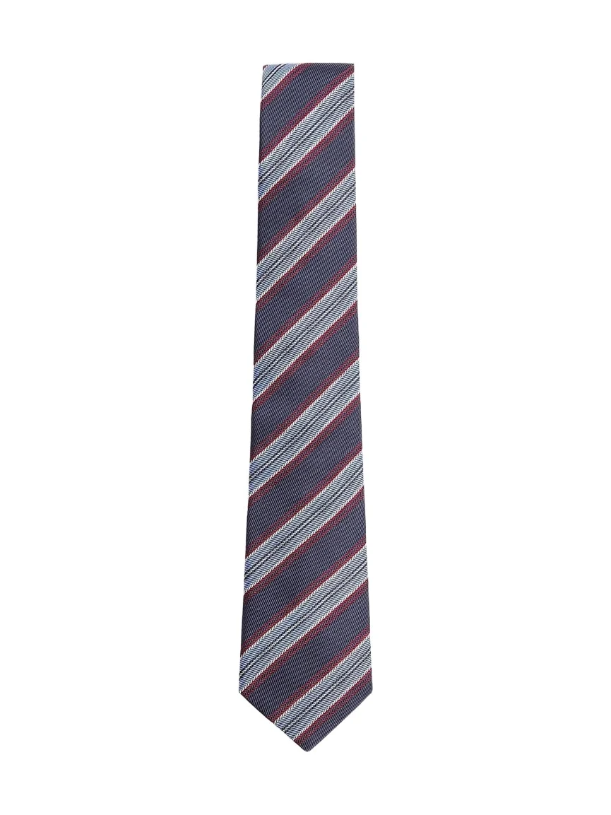 Valentino Men's Valentie Jacquard Regimental Silk Tie