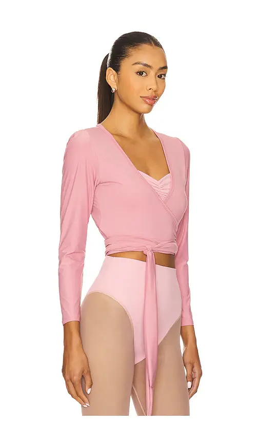Port de Bras Sage Wrap Top | Thumbnail 2