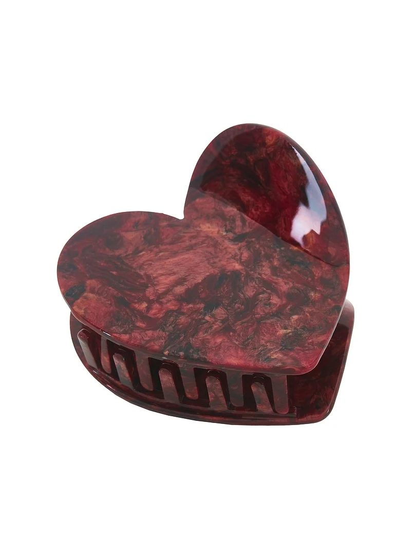 Limited Edition Hand-Painted Heart Claw Hair Clip Limited Edition Hand-Painted Heart Claw Hair Clip