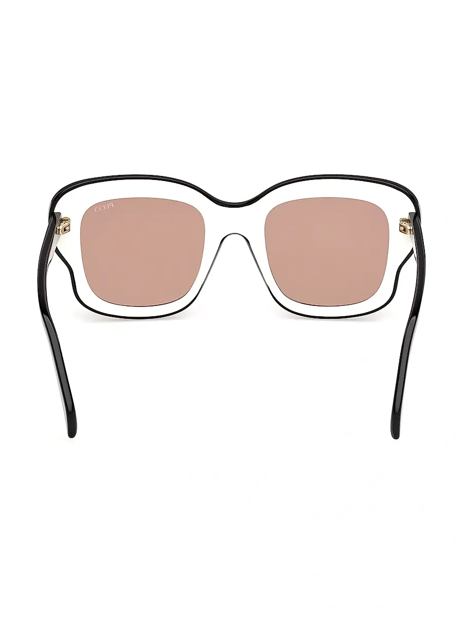 Pucci Women's 52MM Butterfly Sunglasses - Multicolor Brown | Thumbnail 5 Pucci Women's 52MM Butterfly Sunglasses - Multicolor Brown | Thumbnail 5