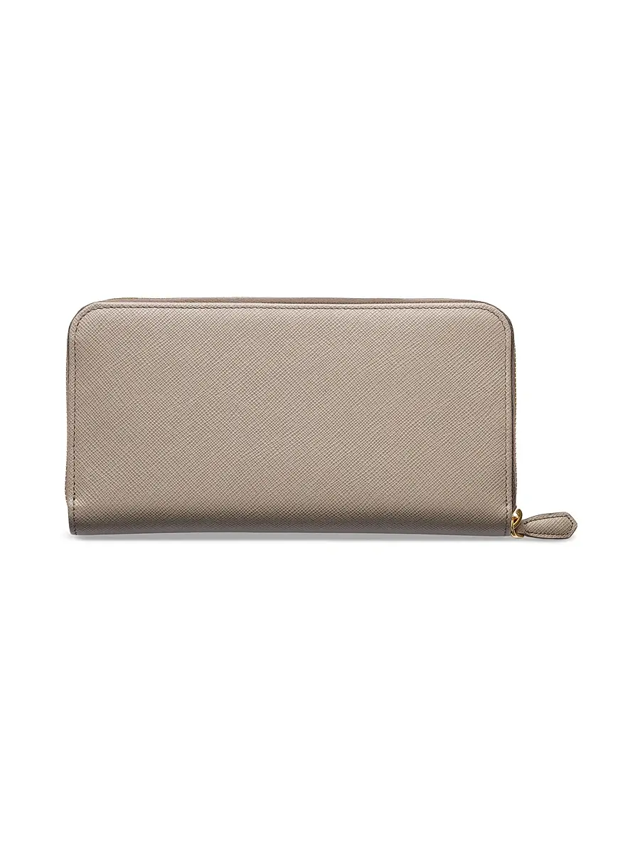 Prada Women's Saffiano Leather Wallet - Beige | Thumbnail 3 Prada Women's Saffiano Leather Wallet - Beige | Thumbnail 3
