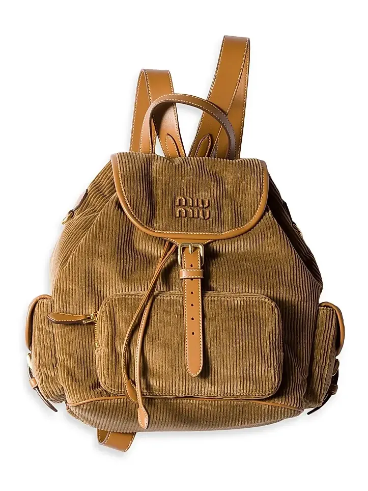 Miu Miu Women's Corduroy Backpack