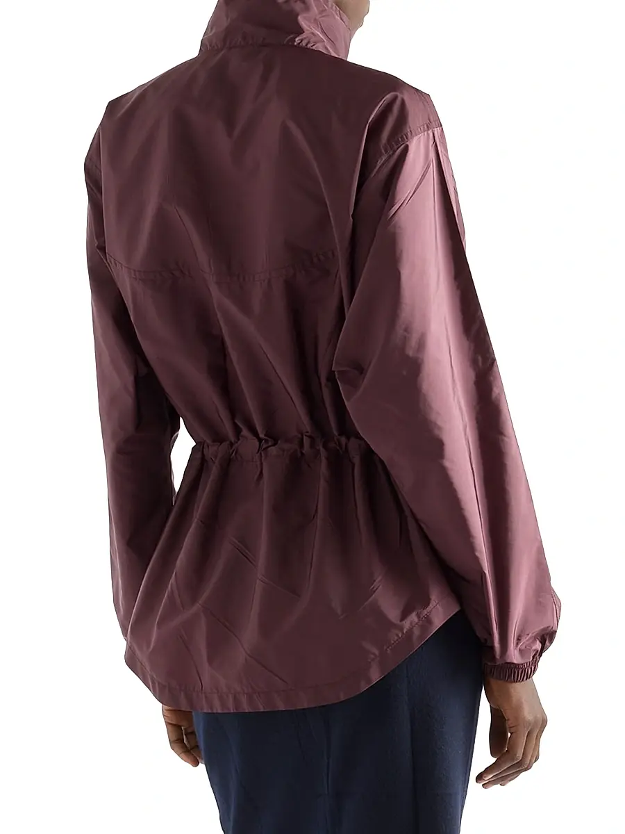 Prada Women's Re-Nylon Blouson Jacket - Dark Red | Thumbnail 4 Prada Women's Re-Nylon Blouson Jacket - Dark Red | Thumbnail 4
