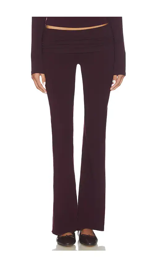 Skims Cotton Jersey Foldover Pant