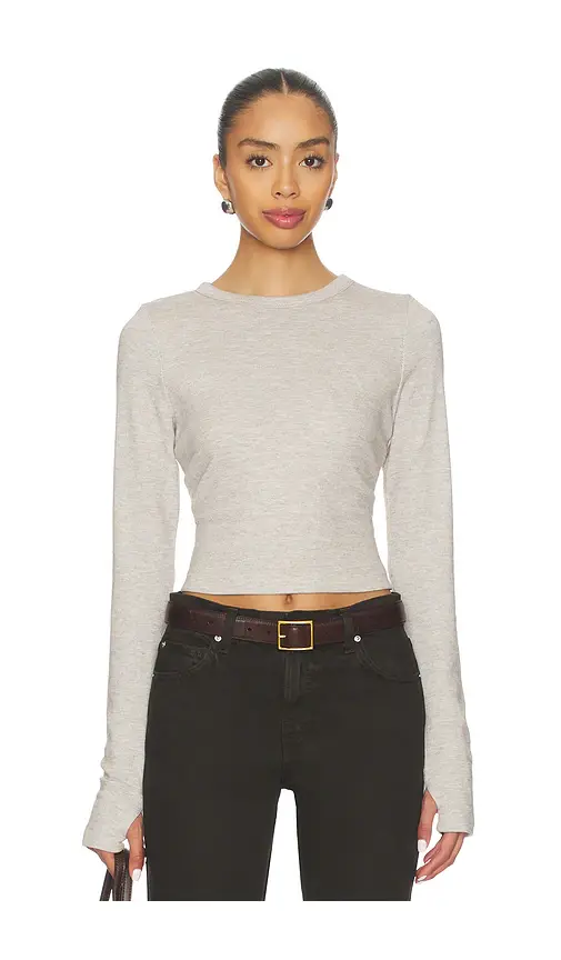 Susana Monaco Carryover Fleece Crew Long Sleeve Top | Image 1 Susana Monaco Carryover Fleece Crew Long Sleeve Top | Image 1