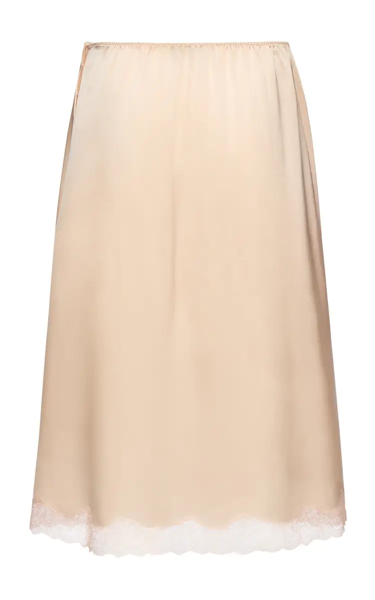 Magda Butrym Lace-Trimmed Silk Midi Skirt | Thumbnail 6 Magda Butrym Lace-Trimmed Silk Midi Skirt | Thumbnail 6