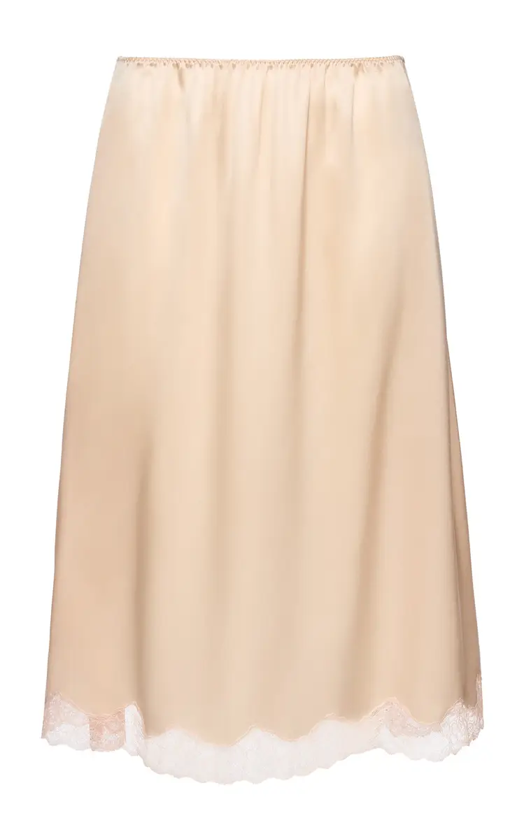 Magda Butrym Lace-Trimmed Silk Midi Skirt | Thumbnail 7 Magda Butrym Lace-Trimmed Silk Midi Skirt | Thumbnail 7