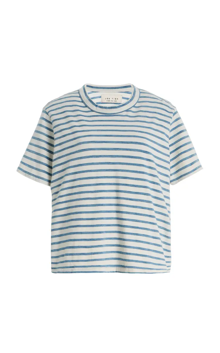 Les Tien Jane Striped Classic T-Shirt | Image 1 Les Tien Jane Striped Classic T-Shirt | Image 1