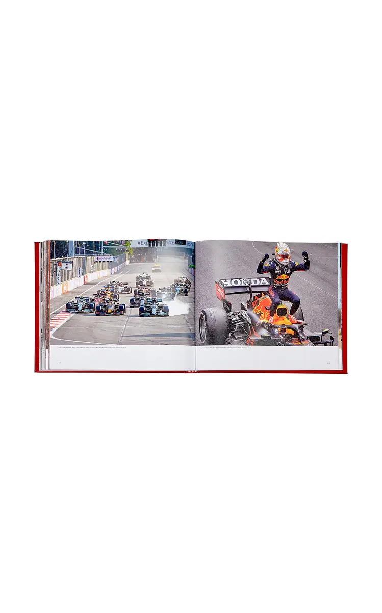 Graphic Image F1 Heroes Leather Hardcover Book | Thumbnail 3