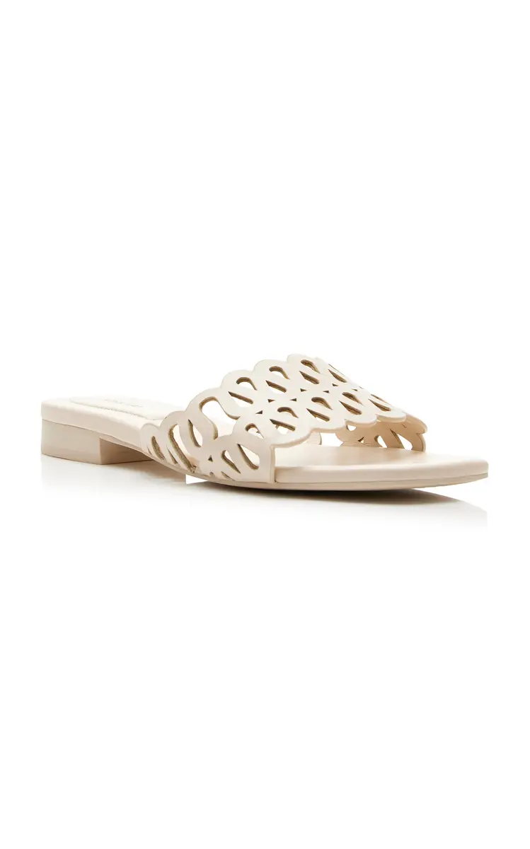 SIMKHAI McCall Laser-Cut Leather Sandals | Thumbnail 5 SIMKHAI McCall Laser-Cut Leather Sandals | Thumbnail 5