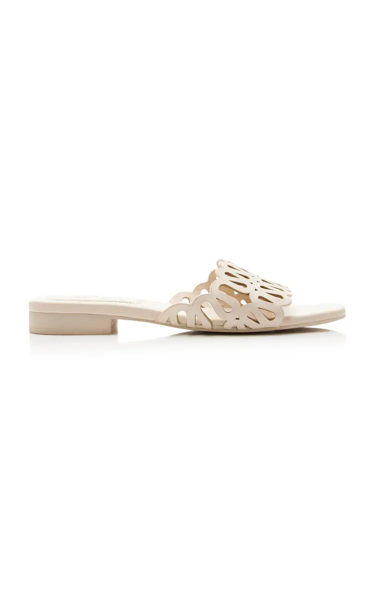 SIMKHAI McCall Laser-Cut Leather Sandals | Thumbnail 7 SIMKHAI McCall Laser-Cut Leather Sandals | Thumbnail 7