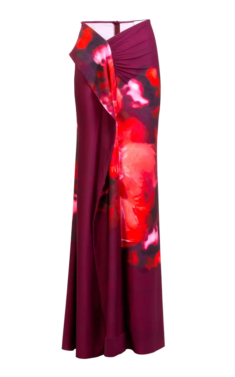 Silvia Tcherassi Meissa Gathered Jersey Maxi Skirt | Image 1 Silvia Tcherassi Meissa Gathered Jersey Maxi Skirt | Image 1