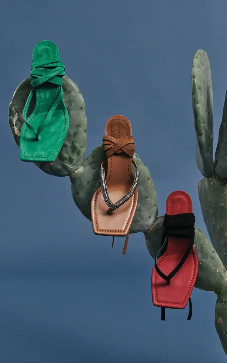 Christopher Esber Frida Flip Flop Heeled Leather Sandals | Thumbnail 4 Christopher Esber Frida Flip Flop Heeled Leather Sandals | Thumbnail 4