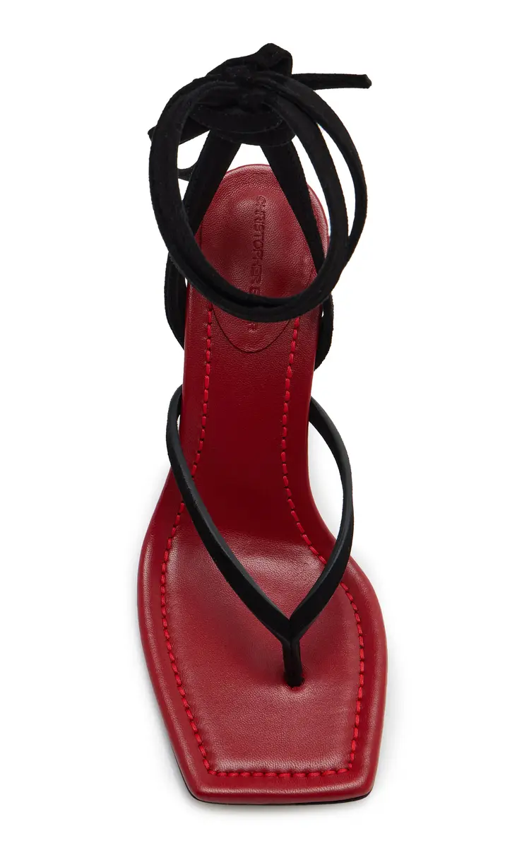 Christopher Esber Frida Flip Flop Heeled Leather Sandals | Thumbnail 5 Christopher Esber Frida Flip Flop Heeled Leather Sandals | Thumbnail 5
