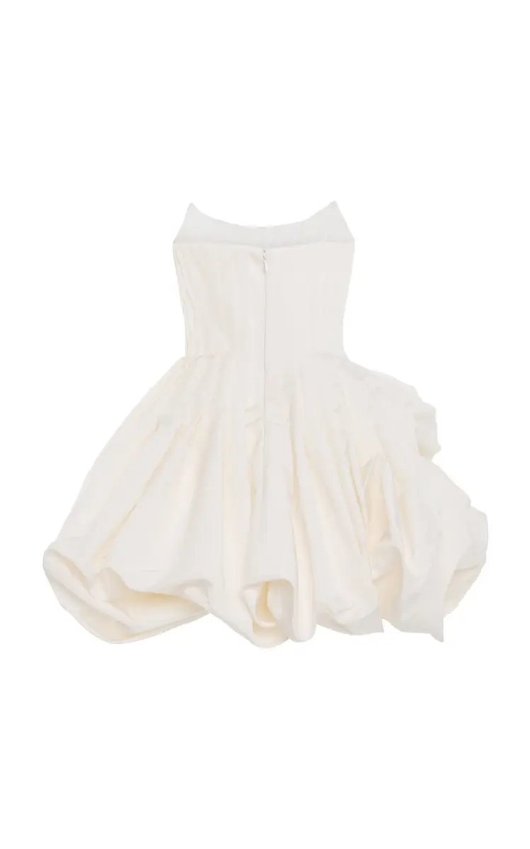 Carolina Herrera Pleated Silk Faille Mini Dress | Thumbnail 5 Carolina Herrera Pleated Silk Faille Mini Dress | Thumbnail 5