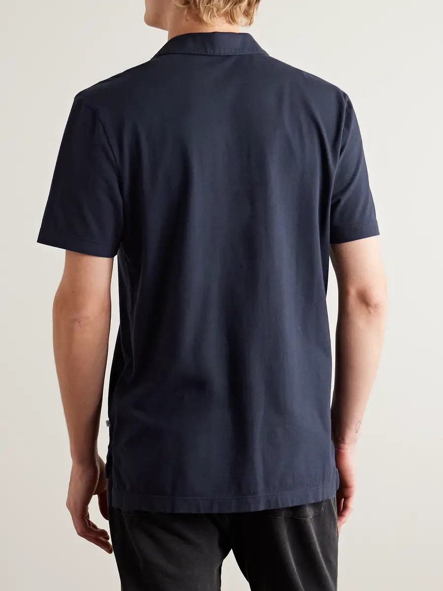 James Perse Supima Cotton-Jersey Polo Shirt - Men | Thumbnail 4 James Perse Supima Cotton-Jersey Polo Shirt - Men | Thumbnail 4