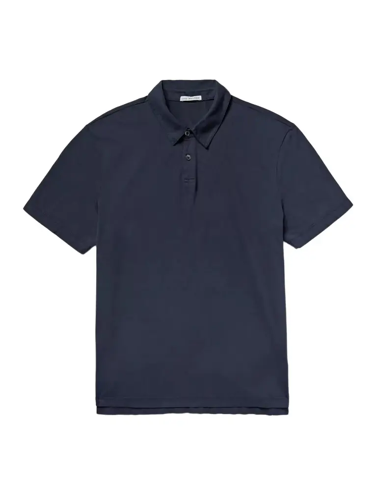 James Perse Supima Cotton-Jersey Polo Shirt - Men | Image 1 James Perse Supima Cotton-Jersey Polo Shirt - Men | Image 1