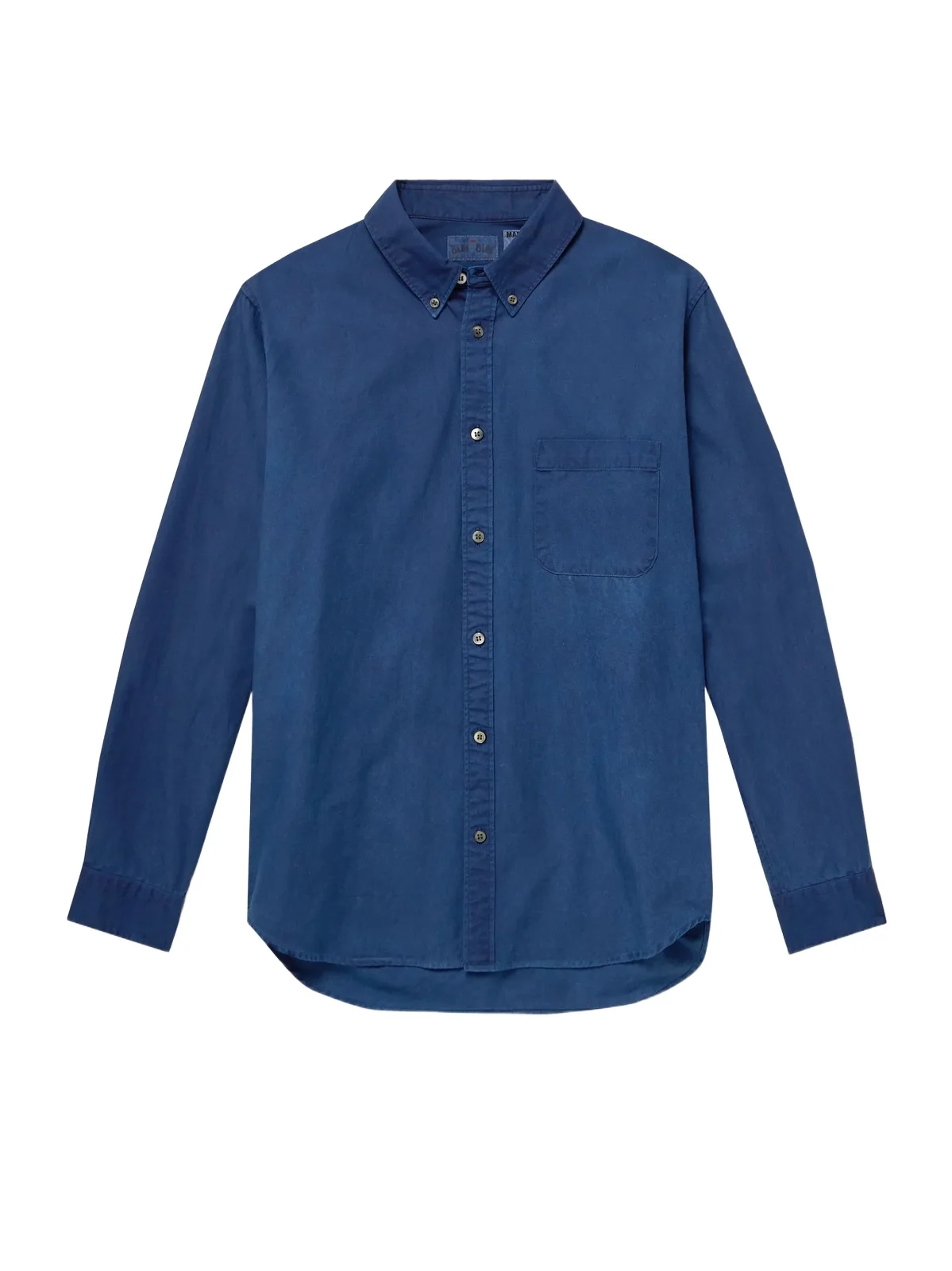 Blue Blue Japan Button-Down Collar Indigo-Dyed Cotton Oxford Shirt - Men