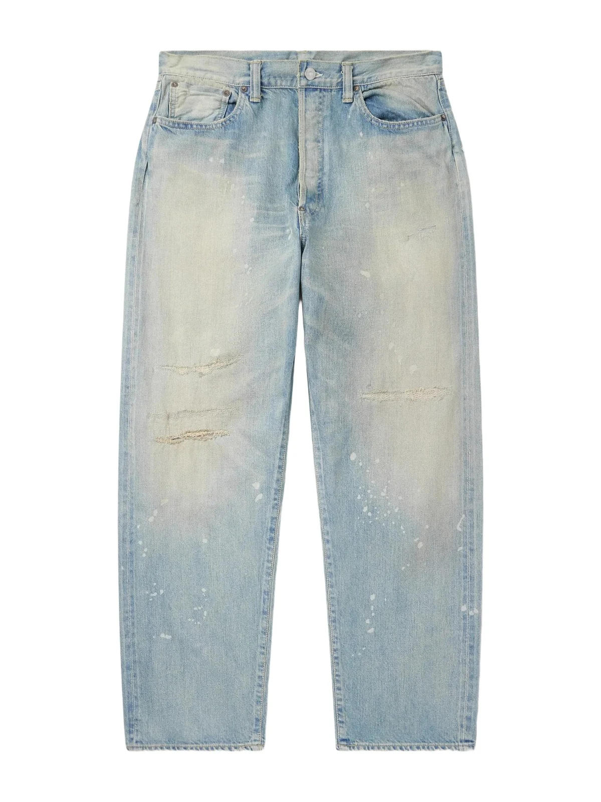 No. 37 Straight-Leg Distressed Jeans - Men No. 37 Straight-Leg Distressed Jeans - Men