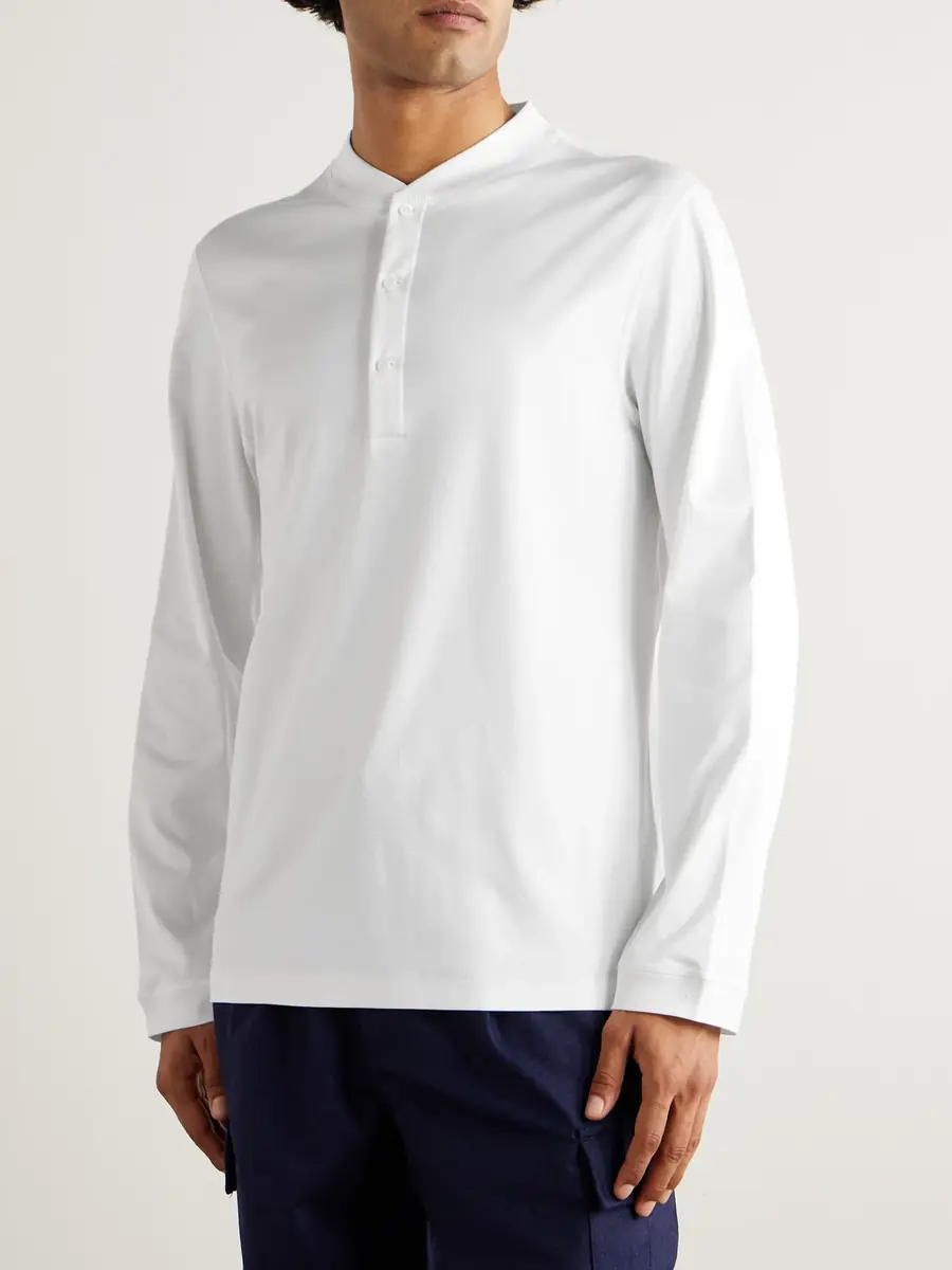 Brunello Cucinelli Slim-Fit Cotton-Jersey Henley T-Shirt - Men | Thumbnail 3 Brunello Cucinelli Slim-Fit Cotton-Jersey Henley T-Shirt - Men | Thumbnail 3