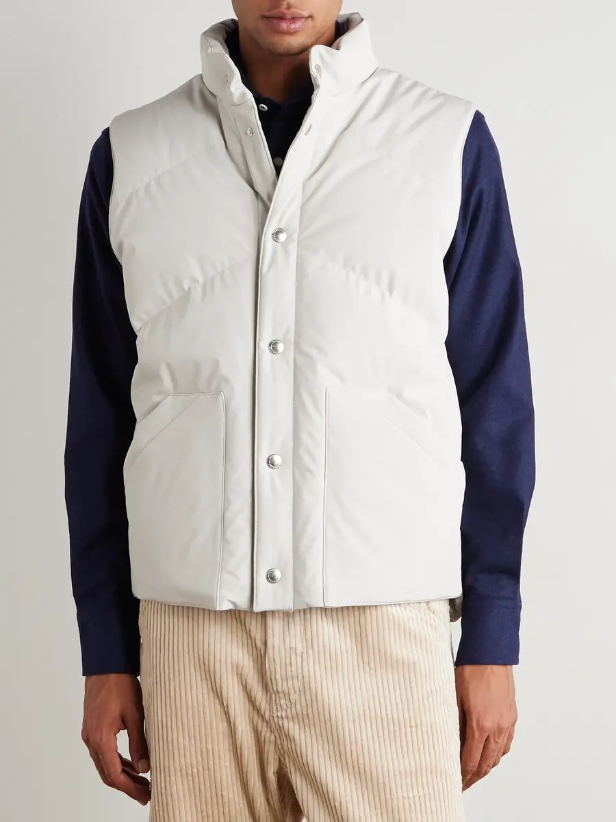 Brunello Cucinelli Quilted Shell Down Gilet - Men | Thumbnail 3 Brunello Cucinelli Quilted Shell Down Gilet - Men | Thumbnail 3