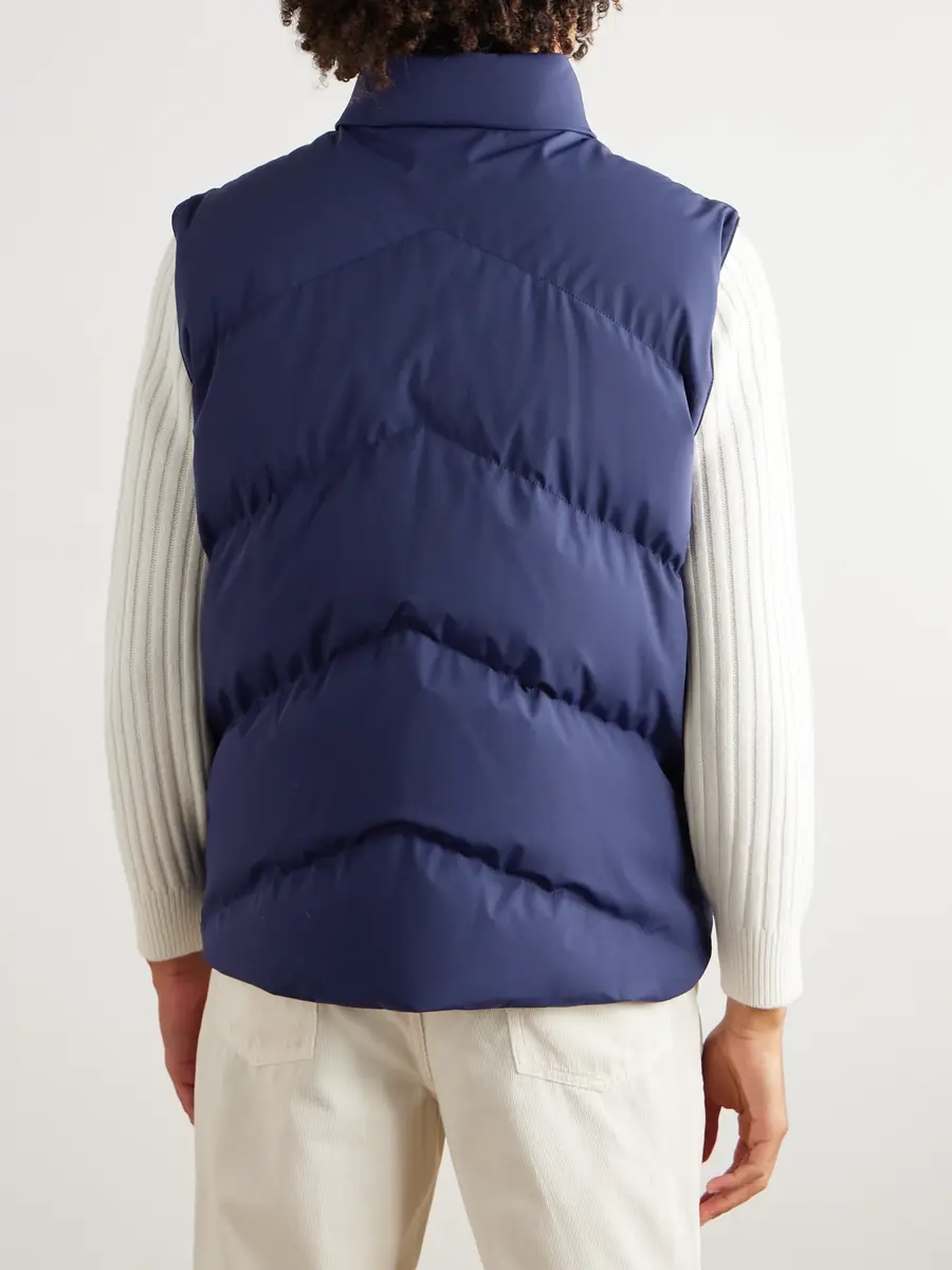 Brunello Cucinelli Quilted Shell Down Gilet - Men | Thumbnail 4