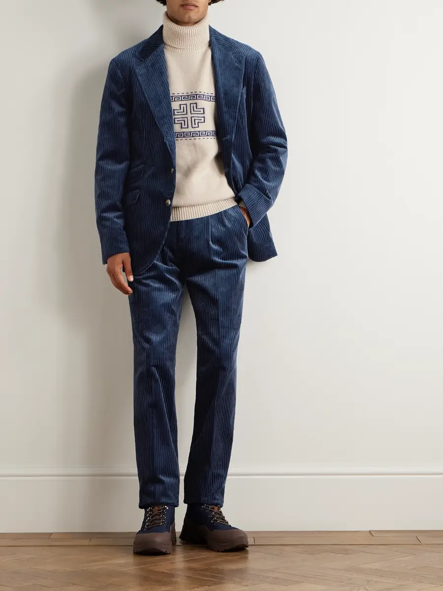 Brunello Cucinelli Cotton-Corduroy Suit Jacket - Men | Thumbnail 2 Brunello Cucinelli Cotton-Corduroy Suit Jacket - Men | Thumbnail 2