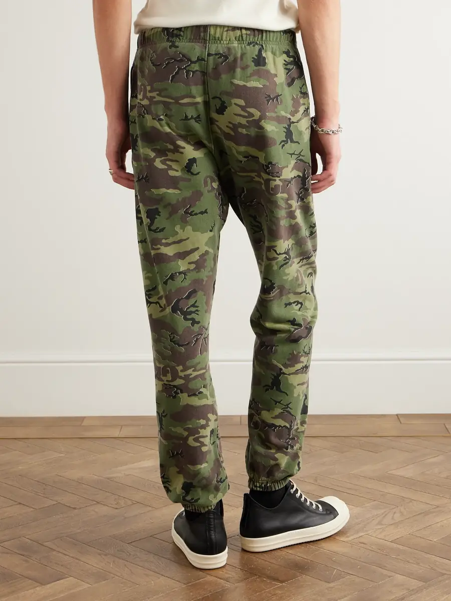Gallery Dept. Tapered Camouflage and Logo-Print Cotton-Jersey Sweatpants - Men | Thumbnail 4 Gallery Dept. Tapered Camouflage and Logo-Print Cotton-Jersey Sweatpants - Men | Thumbnail 4
