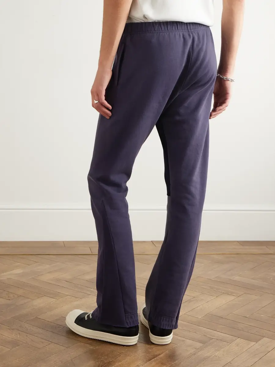 Gallery Dept. Flared Panelled Logo-Print Cotton-Jersey Sweatpants - Men | Thumbnail 4