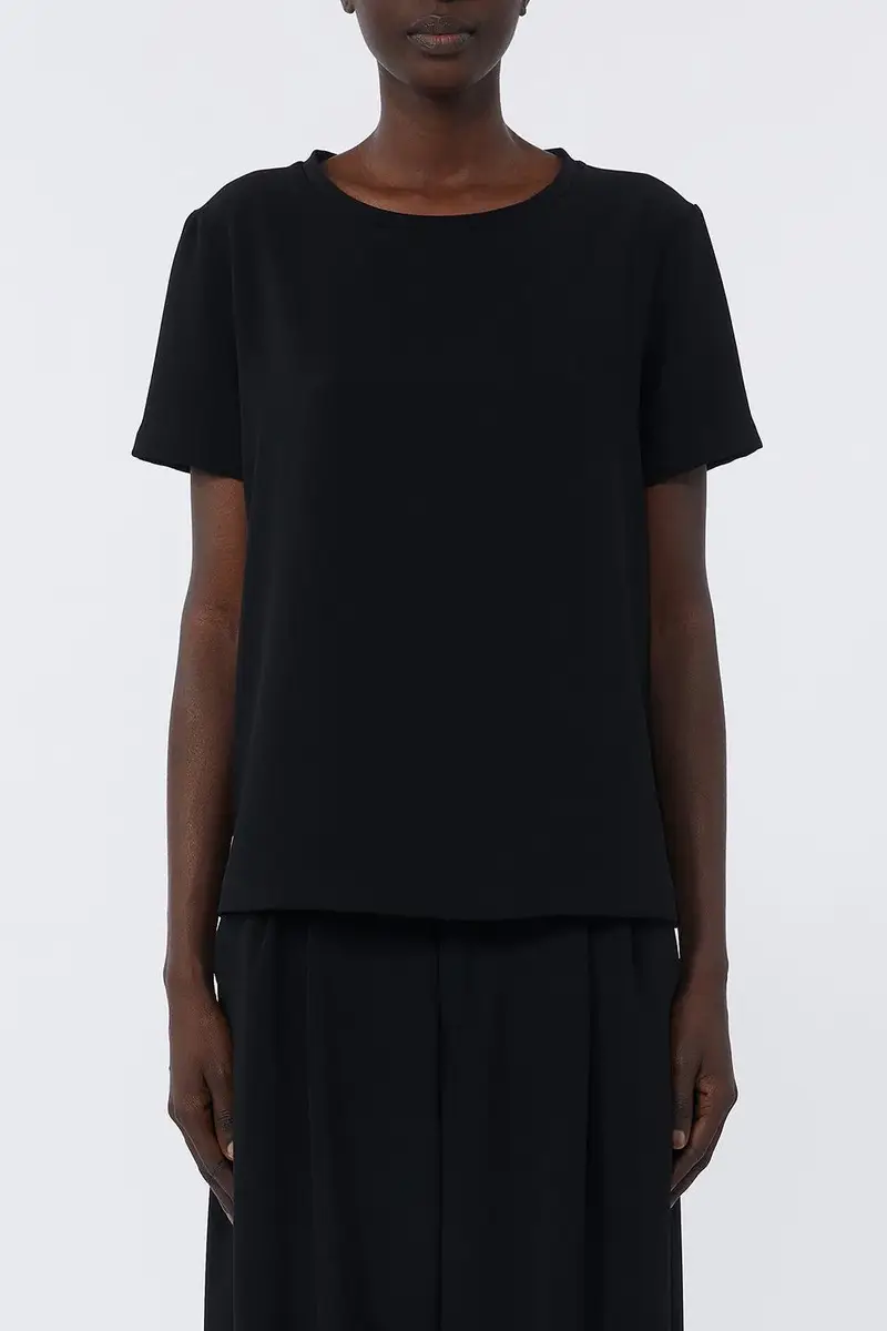 Max Mara Three Quarter Sleeve T-Shirt | Thumbnail 2 Max Mara Three Quarter Sleeve T-Shirt | Thumbnail 2