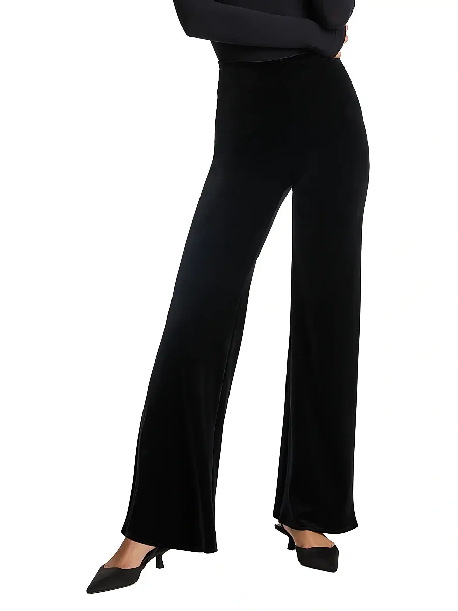 Commando Women's Velvet Wide-Leg Pants | Thumbnail 3 Commando Women's Velvet Wide-Leg Pants | Thumbnail 3