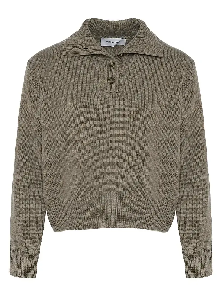 Women's Wool-Cashmere Stand-Collar Sweater Women's Wool-Cashmere Stand-Collar Sweater
