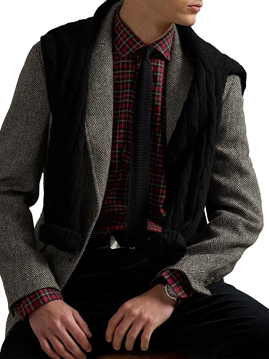 Polo Ralph Lauren Men's Classic-Fit Plaid Twill Button-Front Shirt | Thumbnail 7 Polo Ralph Lauren Men's Classic-Fit Plaid Twill Button-Front Shirt | Thumbnail 7