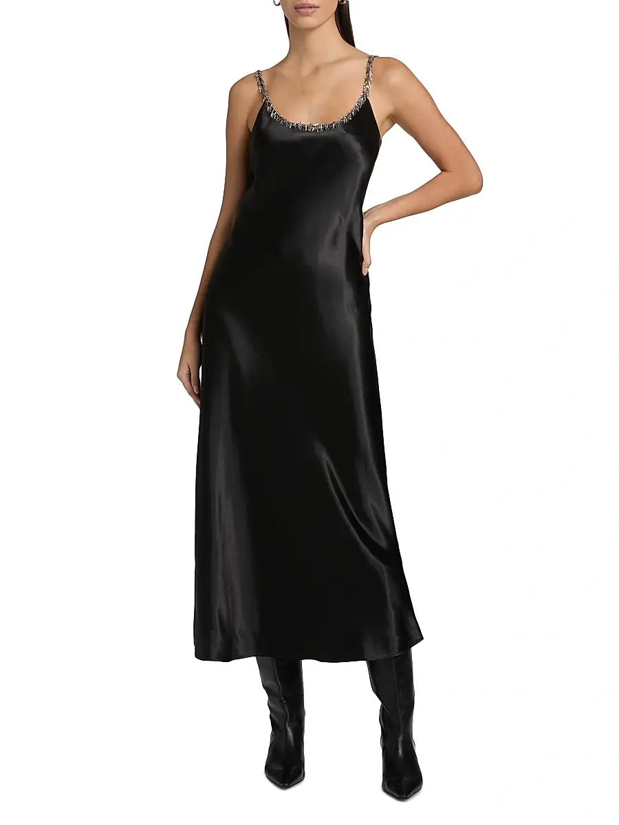 rag & bone Women's Alessia Beaded Scoopneck Maxi Dress | Thumbnail 3 rag & bone Women's Alessia Beaded Scoopneck Maxi Dress | Thumbnail 3