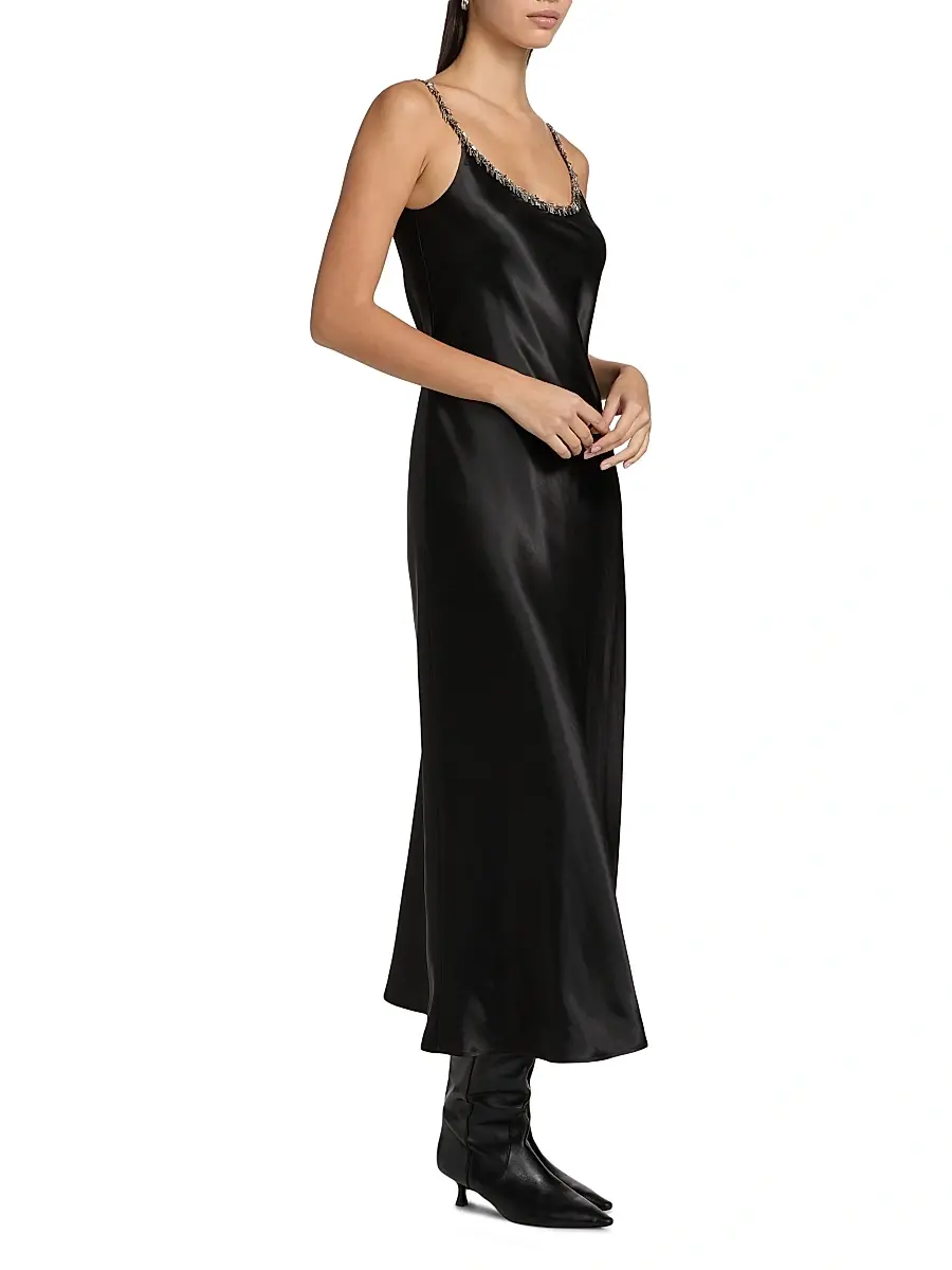 rag & bone Women's Alessia Beaded Scoopneck Maxi Dress | Thumbnail 4 rag & bone Women's Alessia Beaded Scoopneck Maxi Dress | Thumbnail 4