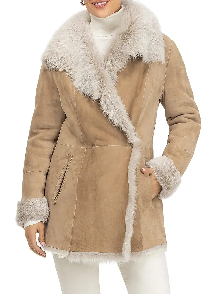 Gorski Women's Merino Toscana Lamb Coat | Thumbnail 2 Gorski Women's Merino Toscana Lamb Coat | Thumbnail 2