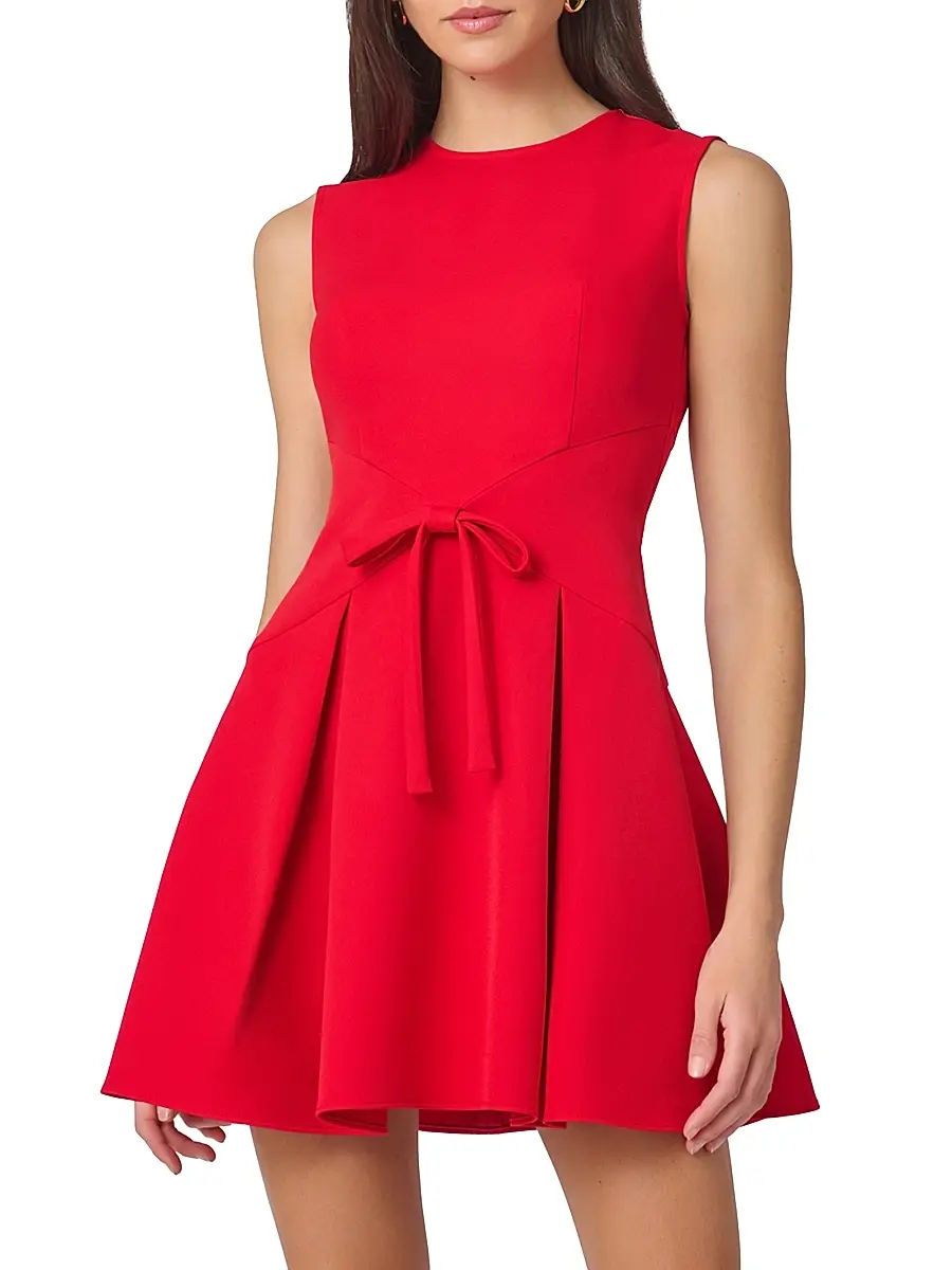 Shoshanna Women's Hattie Crepe Minidress