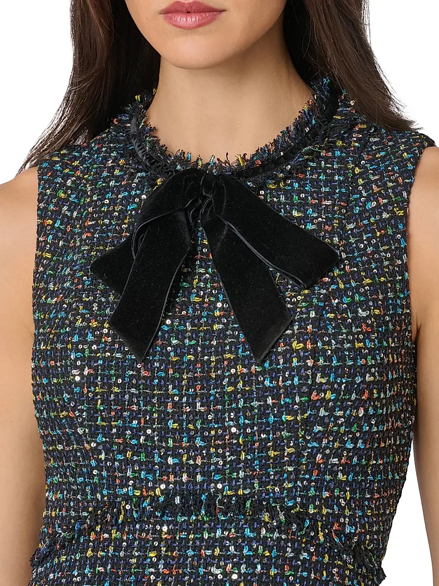 Shoshanna Women's Alicia Tweed Minidress | Thumbnail 5 Shoshanna Women's Alicia Tweed Minidress | Thumbnail 5