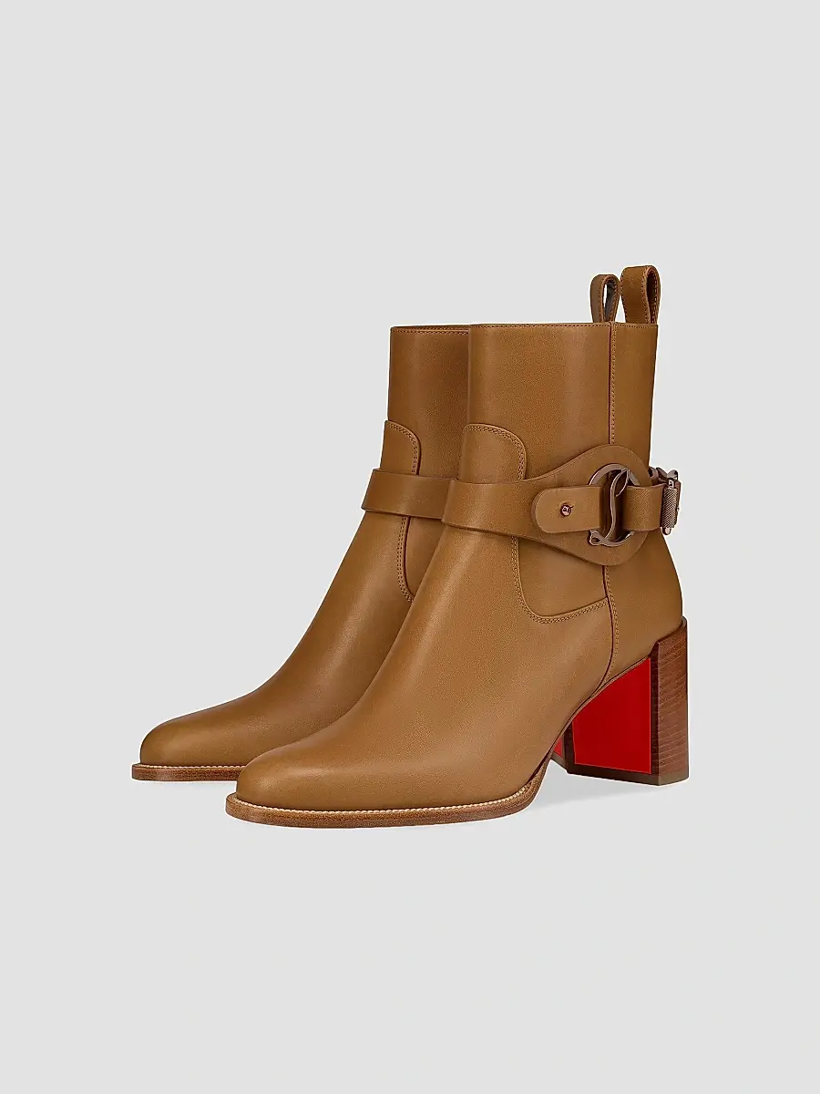 Christian Louboutin Women's Dianouchette 70MM Waxed leather Booties | Thumbnail 2 Christian Louboutin Women's Dianouchette 70MM Waxed leather Booties | Thumbnail 2