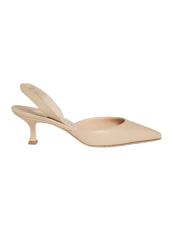 Women's Carolyne 50MM Leather Slingback Pumps Women's Carolyne 50MM Leather Slingback Pumps