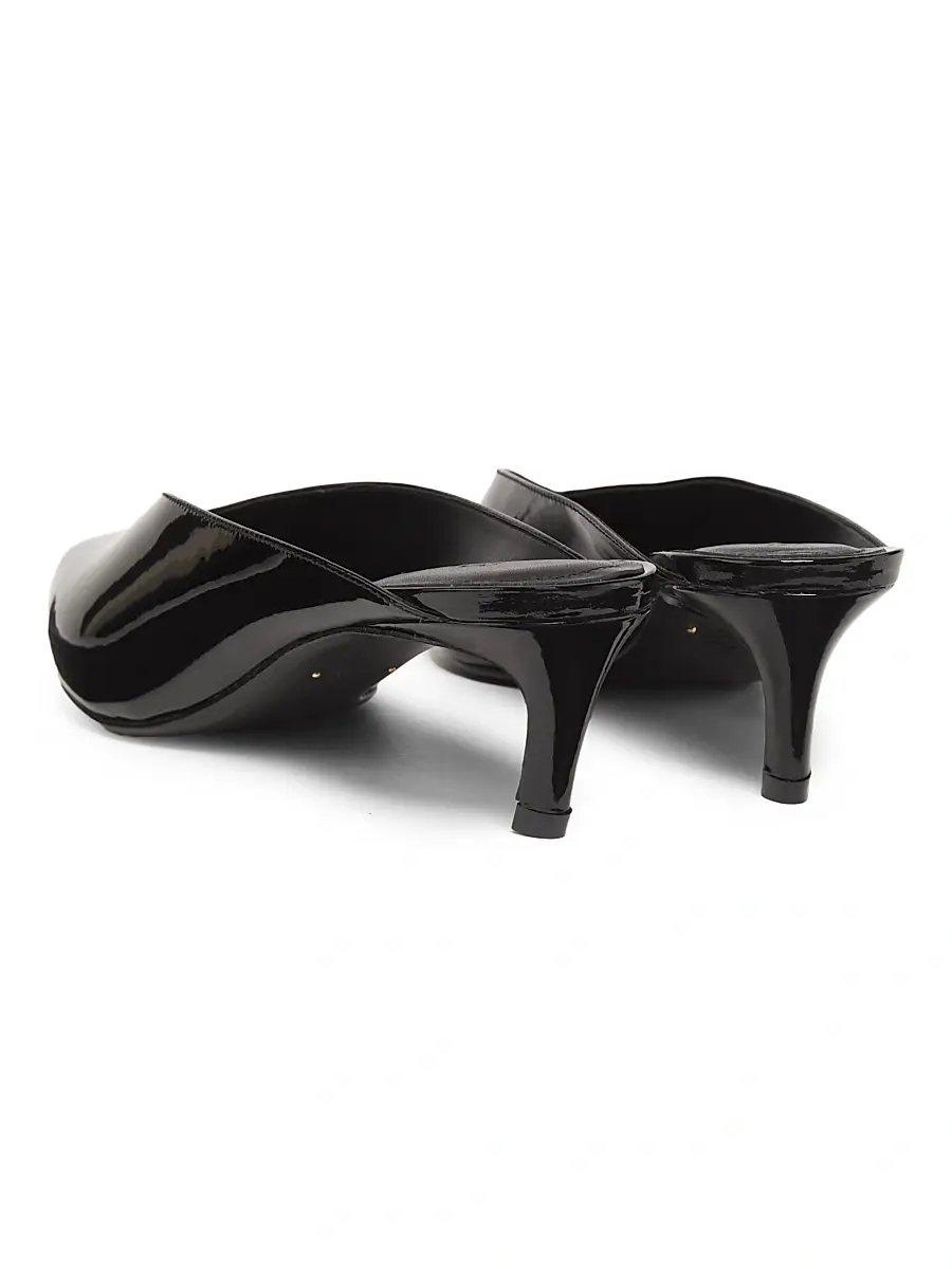 Schutz Women's Loren 60MM Patent Leather Mules | Thumbnail 3
