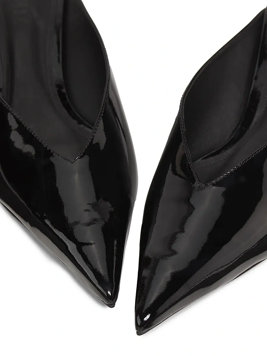 Schutz Women's Loren 60MM Patent Leather Mules | Thumbnail 4
