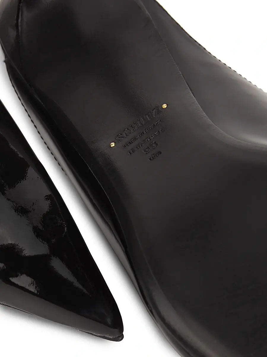 Schutz Women's Loren 60MM Patent Leather Mules | Thumbnail 6