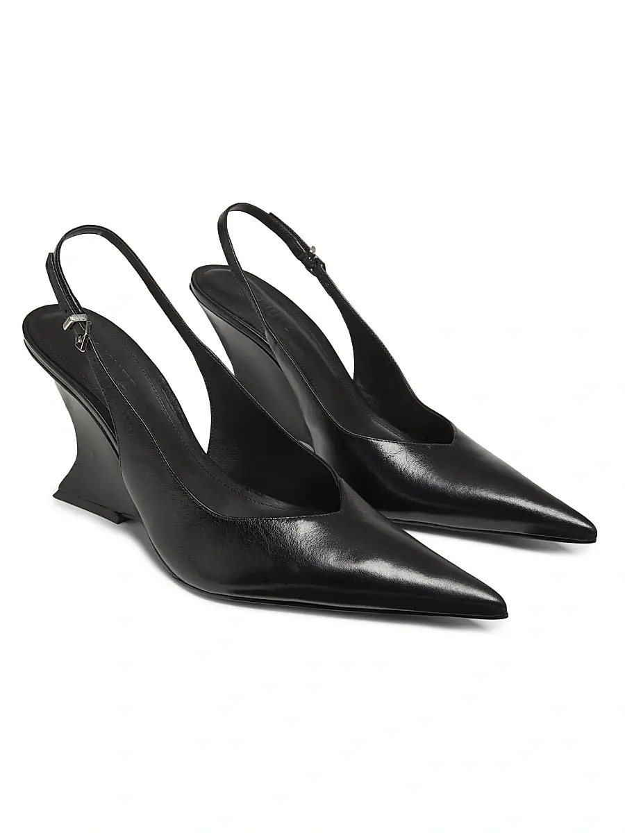 Schutz Women's Siena 115MM Leather Slingback Pumps | Thumbnail 2